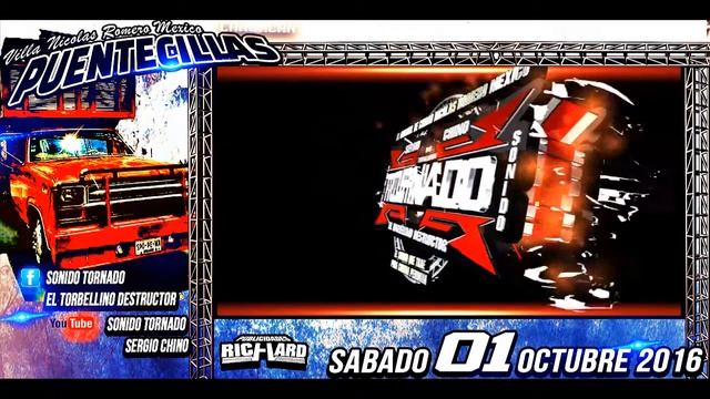 EL ATLANTICO - SONIDO TORNADO EL TORBELLINO DESTRUCTOR - PUENTECILLAS CAHUACAN - 01/10/16 смотреть онлайн