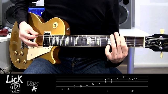 Andy's Lab - Daily Blues Licks #42 - Guitar Lesson смотреть онлайн