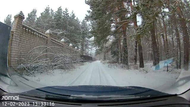 Зимний лес, СНТ северный Бор, Воронеж смотреть онлайн