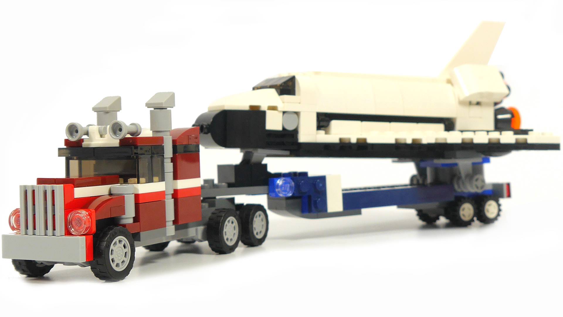 Собираем конструктор LEGO Creator 31091 Транспортировщик шаттла 3 в 1 смотреть онлайн