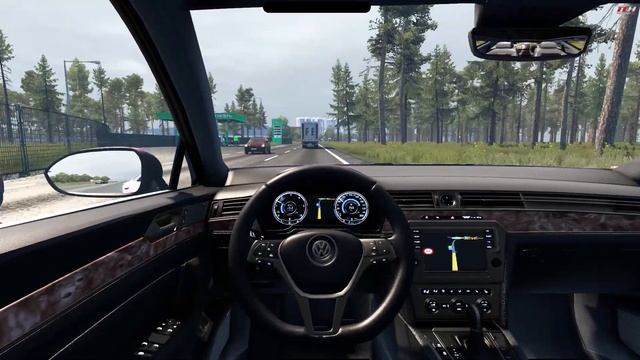 Volkswagen - Euro Truck Simulator 2 1.45 | Gặp thời tiết xấu смотреть онлайн