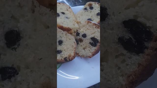 Нежный кекс с изюмом смотреть онлайн