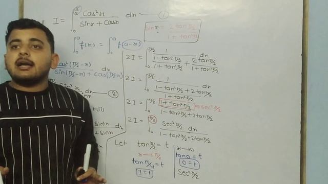 INTEGRATION Prove that: ∫cos^2 x/(sin x + cos x) dx for x ∈ [0,π/2] = 1/√2 log(√2 + 1) смотреть онлайн
