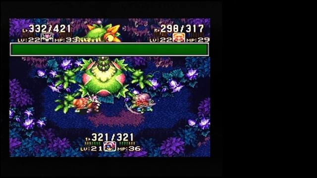 Seiken Densetsu 3 (No Items Used Challenge) Segment 22/51 Boss Gildervine
