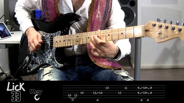 Andy's Lab - Daily Blues Licks #33 - Guitar Lesson смотреть онлайн