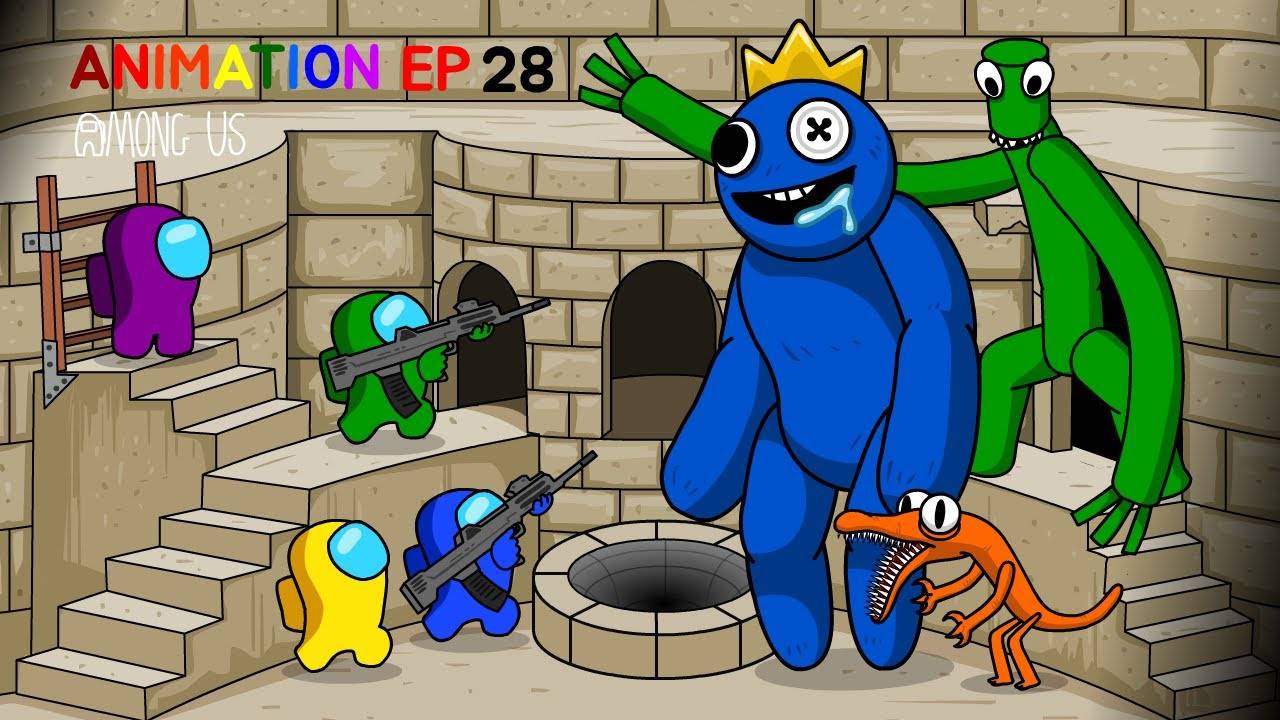 АМОНГ АСЫ ПРОТИВ РАДУЖНЫХ ДРУЗЕЙ. АНИМАЦИЯ смотреть онлайн