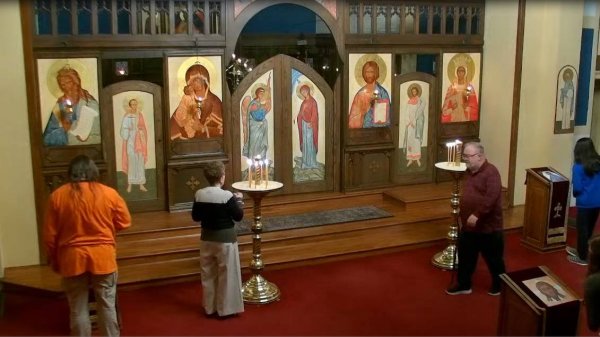 Christ the Savior Orthodox Church in Cincinnati, OH-Great Vespers, Nov. 16
