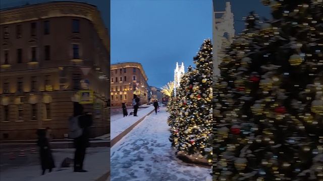 Световые фонтаны. Мерцающие цветы. Сияющие деревья смотреть онлайн