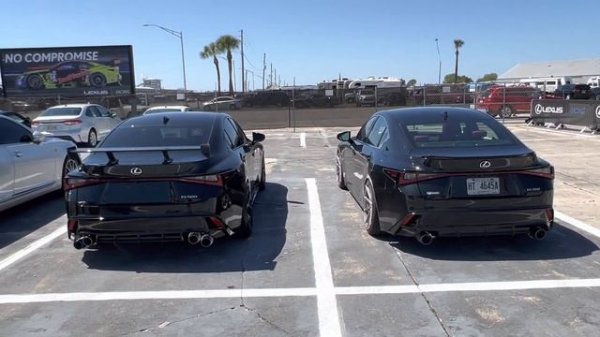 Lexus IS 350 F SPORT DHP vs Lexus Racing IS 500 F SPORT Performance | Sebring 2022