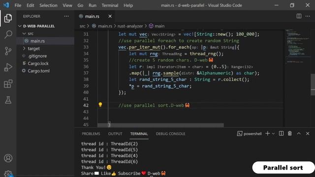 Parallelism in Rust. 🦀 'rayon' crate смотреть онлайн
