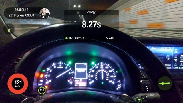 Lexus GS350 AWD GRL16 1\4 mile смотреть онлайн