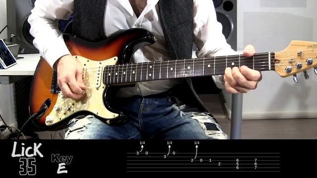 Andy's Lab - Daily Blues Licks #35 - Guitar Lesson смотреть онлайн