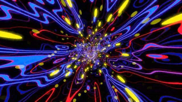 4K Neon Color Changing Abstract Satisfying Screensaver VJ Loop