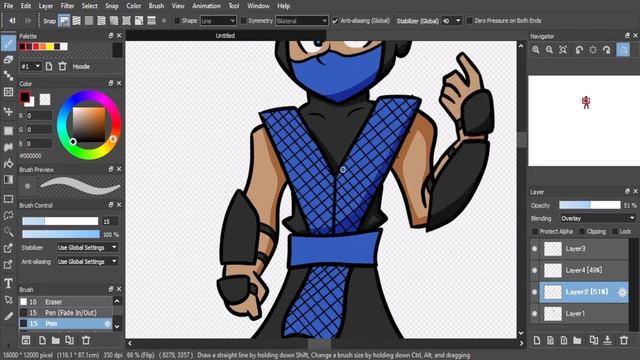 BlazingSun - Fan SpeedArt - Sub-Zero смотреть онлайн