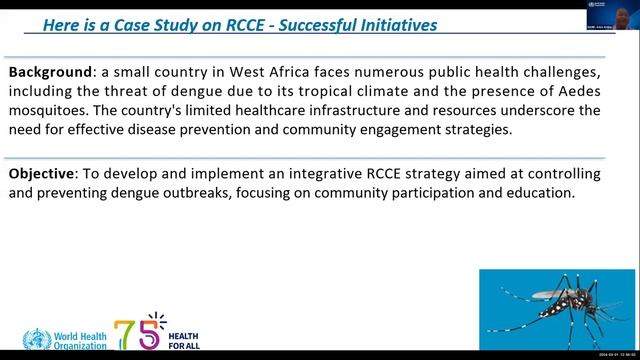 5 Days Webinar Series Dengue Outbreak Control in the African Region. Day 4 смотреть онлайн