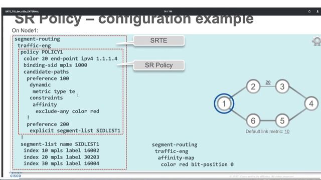 Segment Routing Traffic Engineering (SR-TE) - Concepts - Part 3 смотреть онлайн
