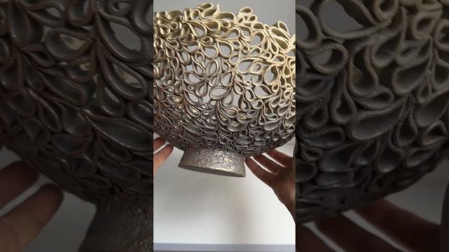 Ручная лепка. Ваза для фруктов ручной работы смотреть онлайн