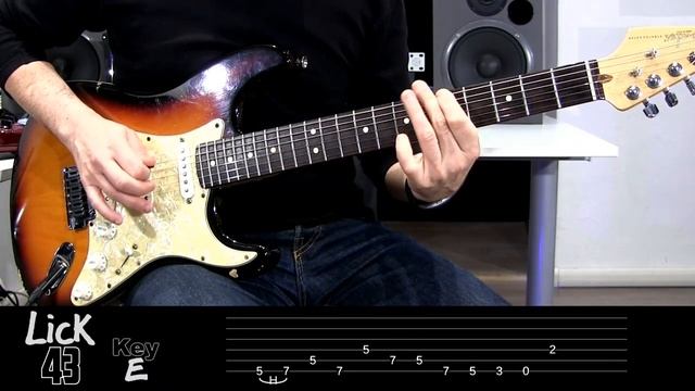 Andy's Lab - Daily Blues Licks #43 - Guitar Lesson смотреть онлайн