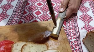 Эвенкийский нож. Мастер Николай Золотарев. Обзор и отзыв.