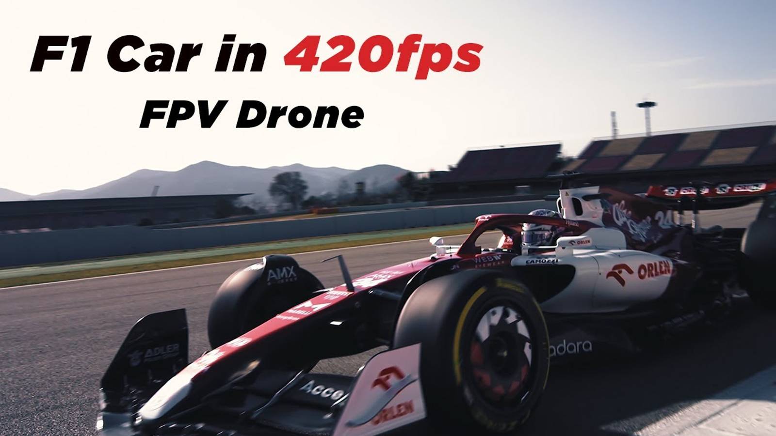 Formula 1 Car in Super Slow Motion ｜ Cinematic FPV смотреть онлайн