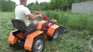 КАТАЮСЬ на МОТОБЛОКЕ и СЕНОКОС.