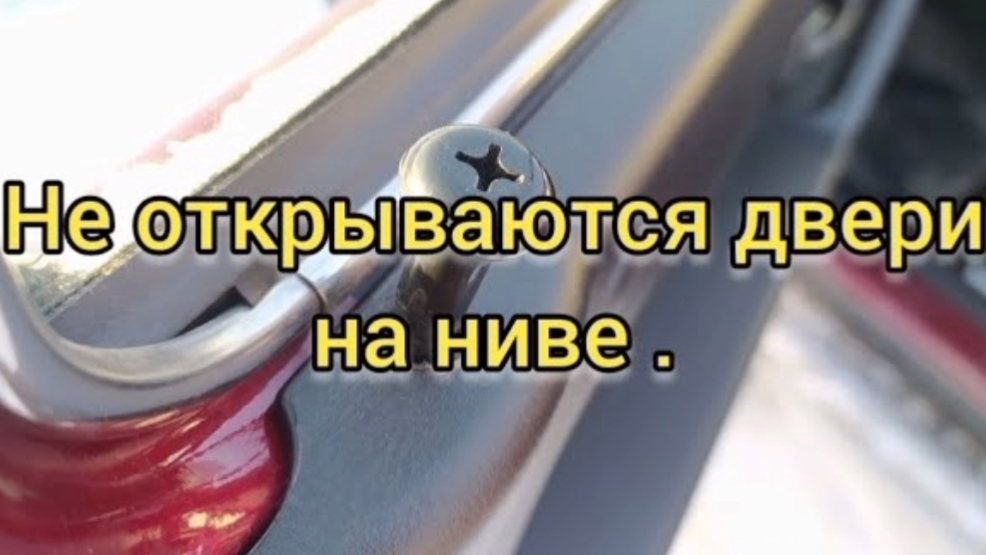 Замерзают двери на Ниве, не опускается и не поднимается кнопка двери. смотреть онлайн