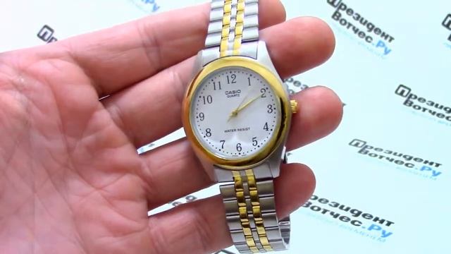Часы Casio MTP-1129G-7B [MTP-1129G-7BEF] - видео обзор от PresidentWatches.Ru смотреть онлайн