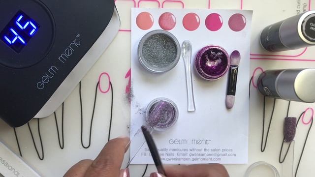Mixing GelMoment Chromes and Shimmers смотреть онлайн