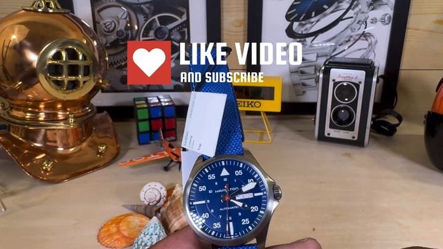Hamilton Glaciers Edition Khaki Aviation Titanium смотреть онлайн