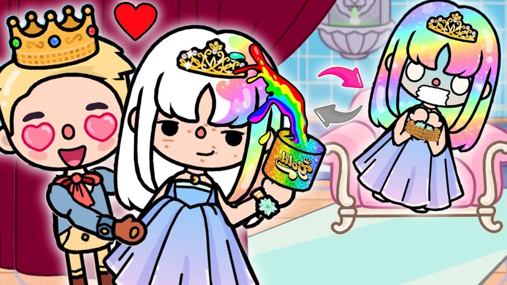 ТОКА БОКА СЕРИАЛ ДОЧЬ ПРИНЦЕССА И ДОЧЬ ПРИСЛУГИ ОБМЕН смотреть онлайн