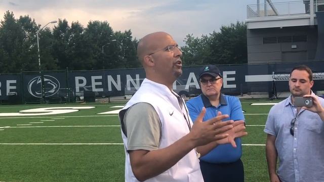 Penn State coach James Franklin raves about 2018 freshmen class смотреть онлайн