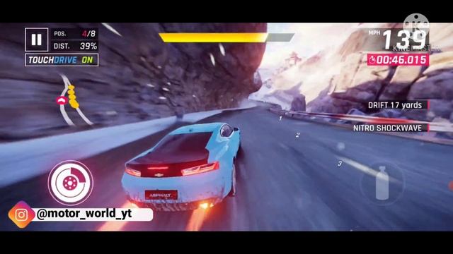 Asphalt 9 || Legends #Chevrolet Camaro LT || Gameplay || Motor World || смотреть онлайн