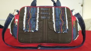 DIY Bag Jeans Fantasy Сумка из джинсов своими руками полный МК и выкройка Джинсовая Фантазия