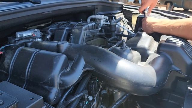 We Almost Didnt Make It Home. How To Change The Thermostat On A 3.6L Pentastar V6