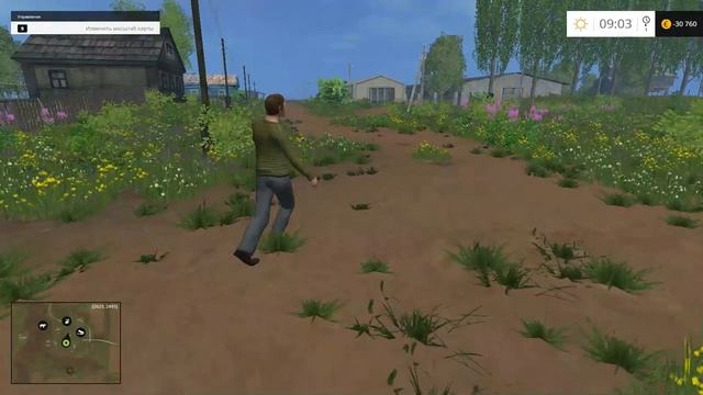 Farming Simulator 15 Обдолбанный Вася