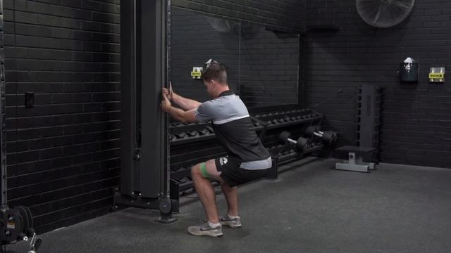 Mini Band Isometric Squat Hold Abduction (Hip Strength) смотреть онлайн