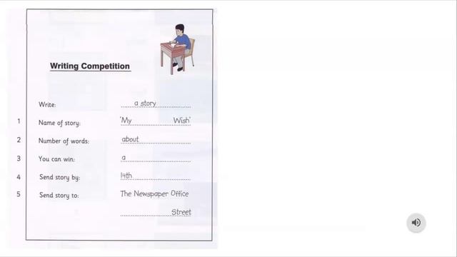 Аудирование Урок 13 для детей.  Cambridge English Movers/Flyers Listening Test .