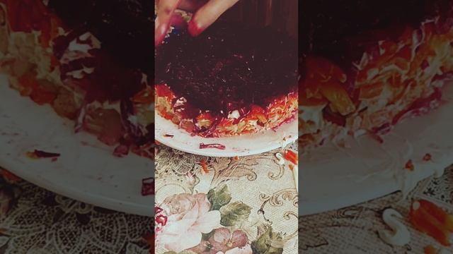 селёдка под шубой #еда #рецепты #салат смотреть онлайн