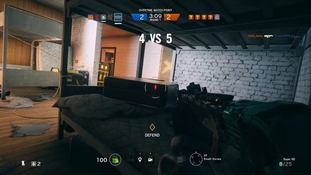 A Black Guy Plays - Rainbow Six Siege: INSANE Clutch 1 v 5 смотреть онлайн