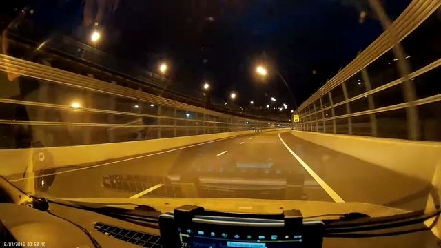 Дорога Роза Хутор - Сочи - Дагомыс 2016 (камера mobius) смотреть онлайн