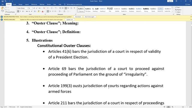 5th Lecture Administrative Law (Ouster Clause Concept & Effect) смотреть онлайн