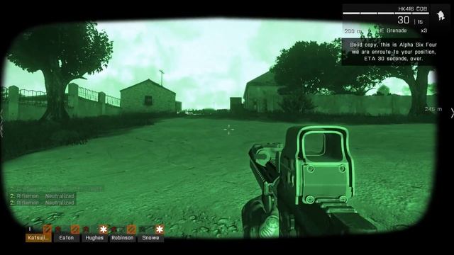 ARMA3 GPNVG18 mod midnight test /w IR laser смотреть онлайн