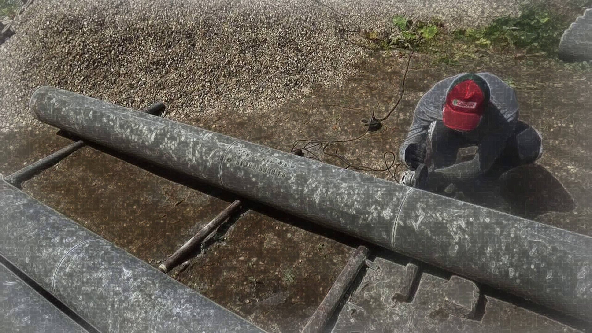 Как и чем распилить АСБЕСТОЦЕМЕНТНУЮ ТРУБУ смотреть онлайн