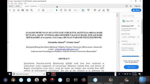 HKSA26 Validasi HKSA dan Review Jurnal Dr apt Hari Purnomo, M S смотреть онлайн