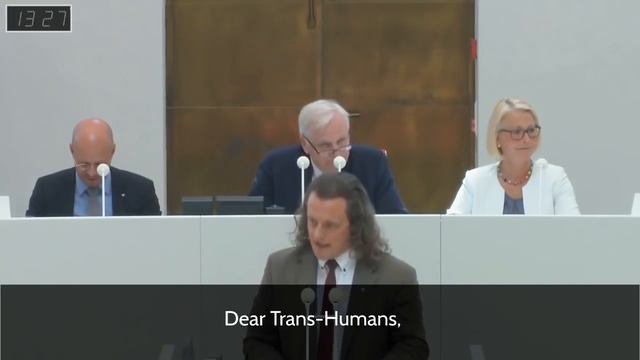 Гениальное обращение депутата от Альтернативы для Германии к парламенту Бранденбурга! смотреть онлайн