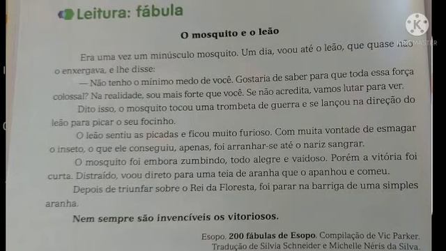 LÍNGUA PORTUGUESA - FÁBULA смотреть онлайн