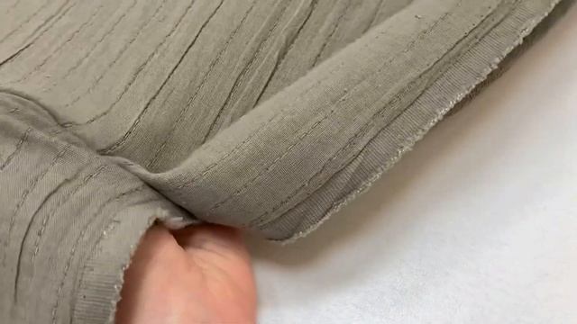 Муслин двухслойный стеганый с эф.жатости, цв.Светло-серый хаки, ш.1.35м, хл.-100%, АРТ.17271 смотреть онлайн