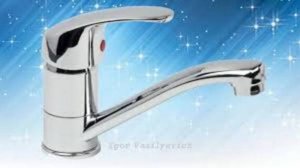 Пошаговый ремонт флажкового однорычажного смесителя.  Течёт из под излива или из под рычажка.