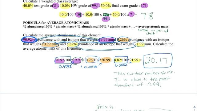 Ch 2 Quick Review: Isotopes, Moles, Avogadro смотреть онлайн