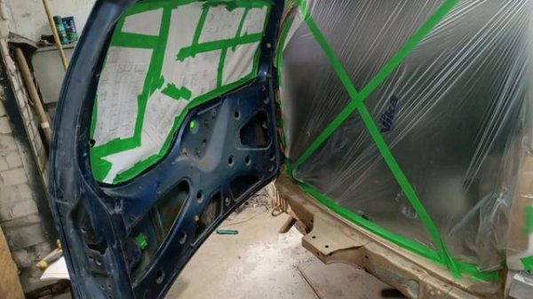 Ремонт niva chevrolet, замена задних арок, замена крышки багажника